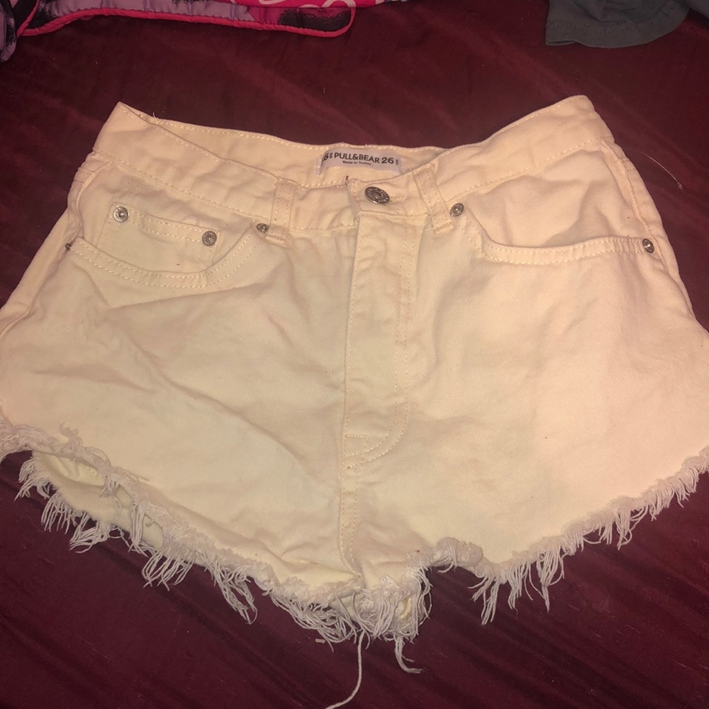 denim shorts